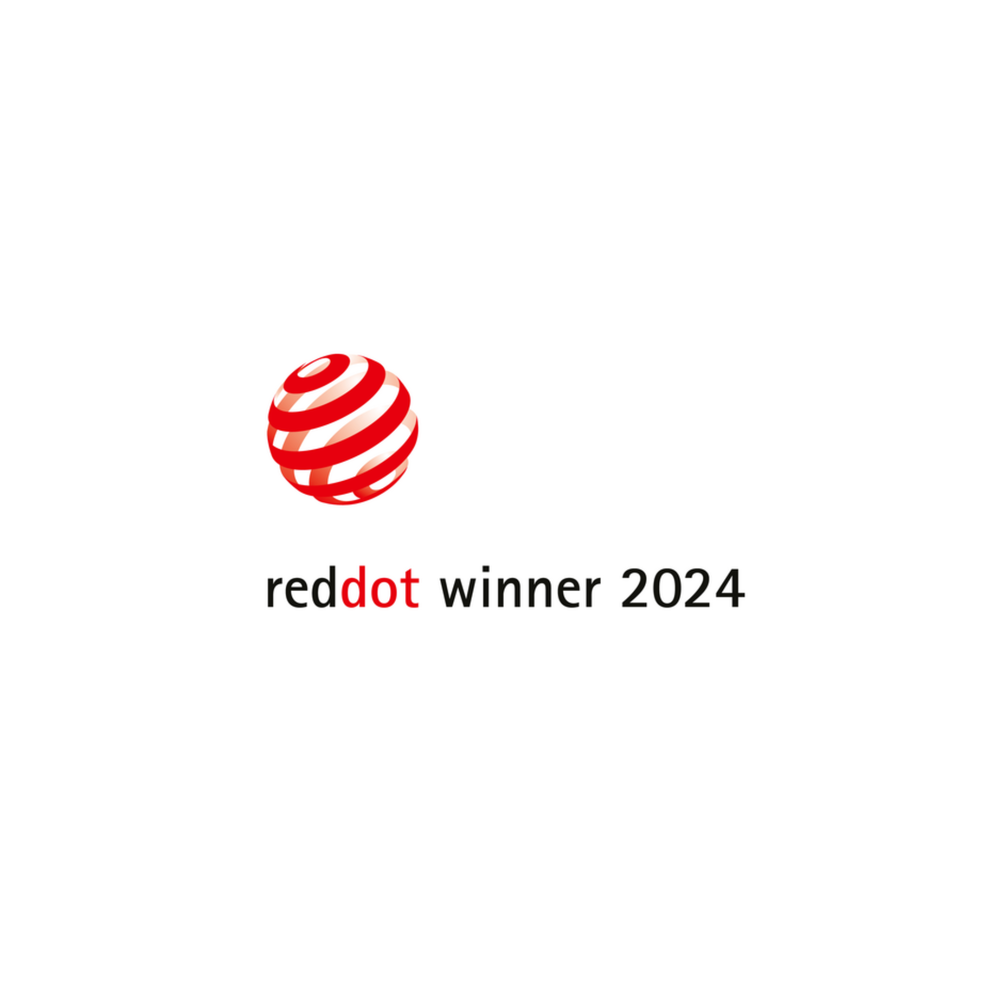 Red Dot Award 2024 winner logo for One Parasol by Bahama, designed by Kai Rump and Studio F. A. Porsche.