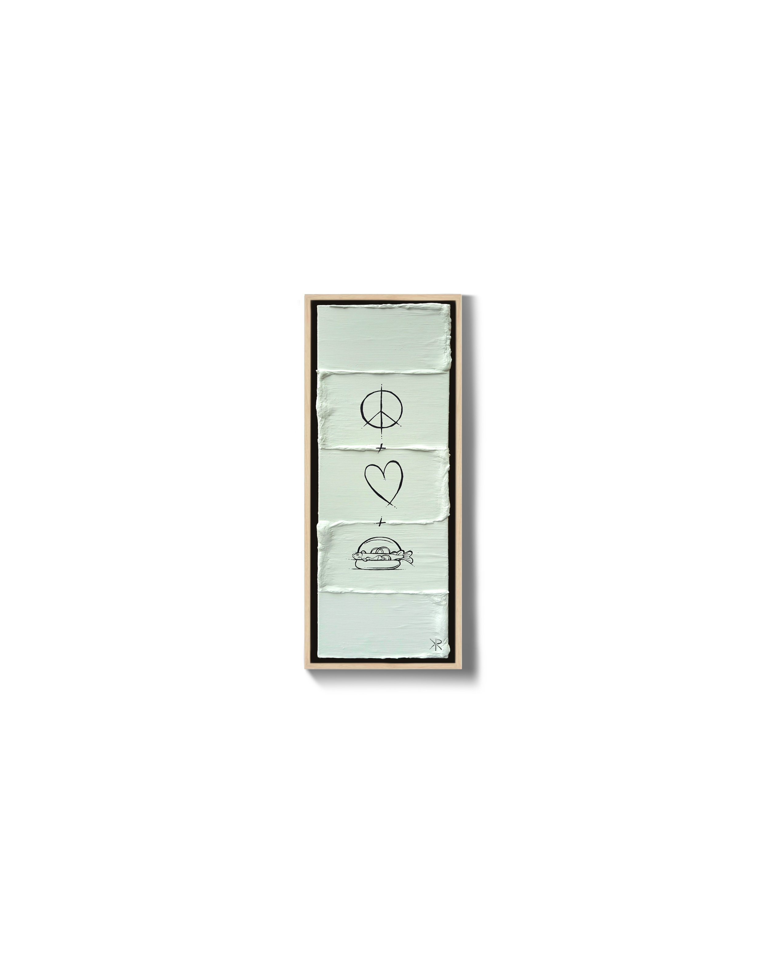 Each artwork is a handcrafted one-of-a-kind piece, created with intention and care by Kai Rump. Rooted in design thinking, these concept drawings are brought to life on a three-dimensional surface, enhanced with subtle texture and depth. The use of h