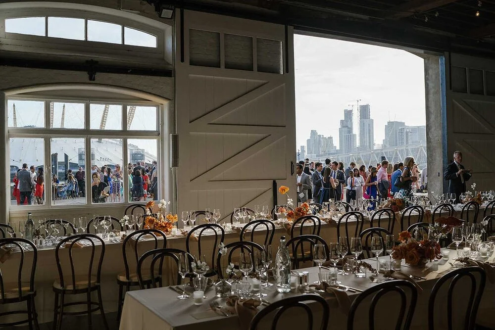 Wedding Reception at the Trinity Buoy Wharf in London