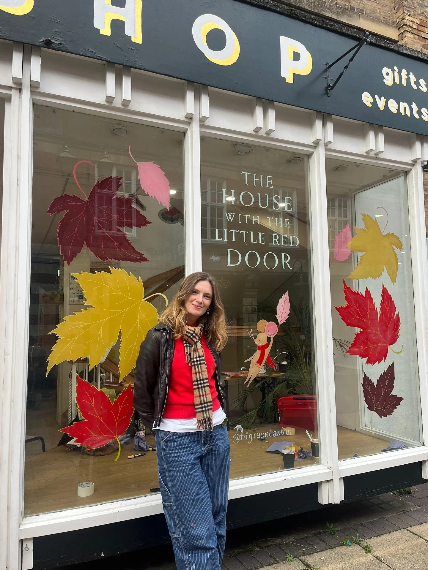 The House with the Little Red Door Tour is well underway and what a whirlwind it&rsquo;s been!

First stop: Lincoln, to @shelfeditions , where @helenhancocks has the most beautiful curation of books.

Then on to Whitstable to visit Tamara (and Goblin