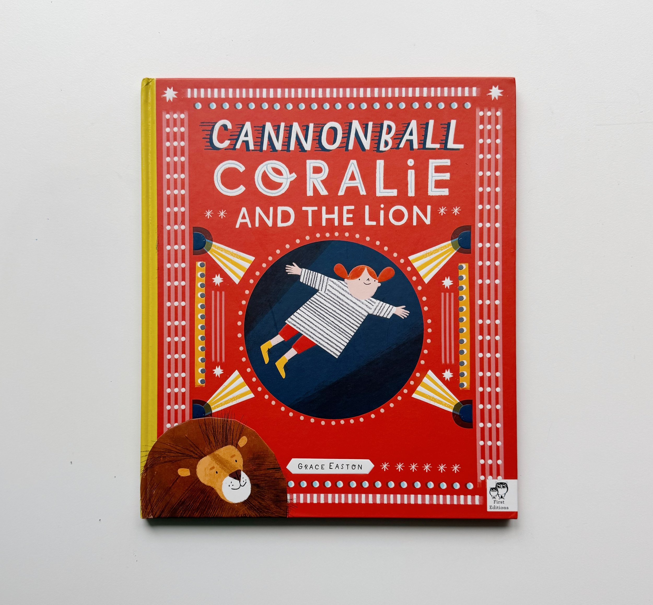 Cannonball Coralie and the Lion published May 2020 by Frances Lincoln