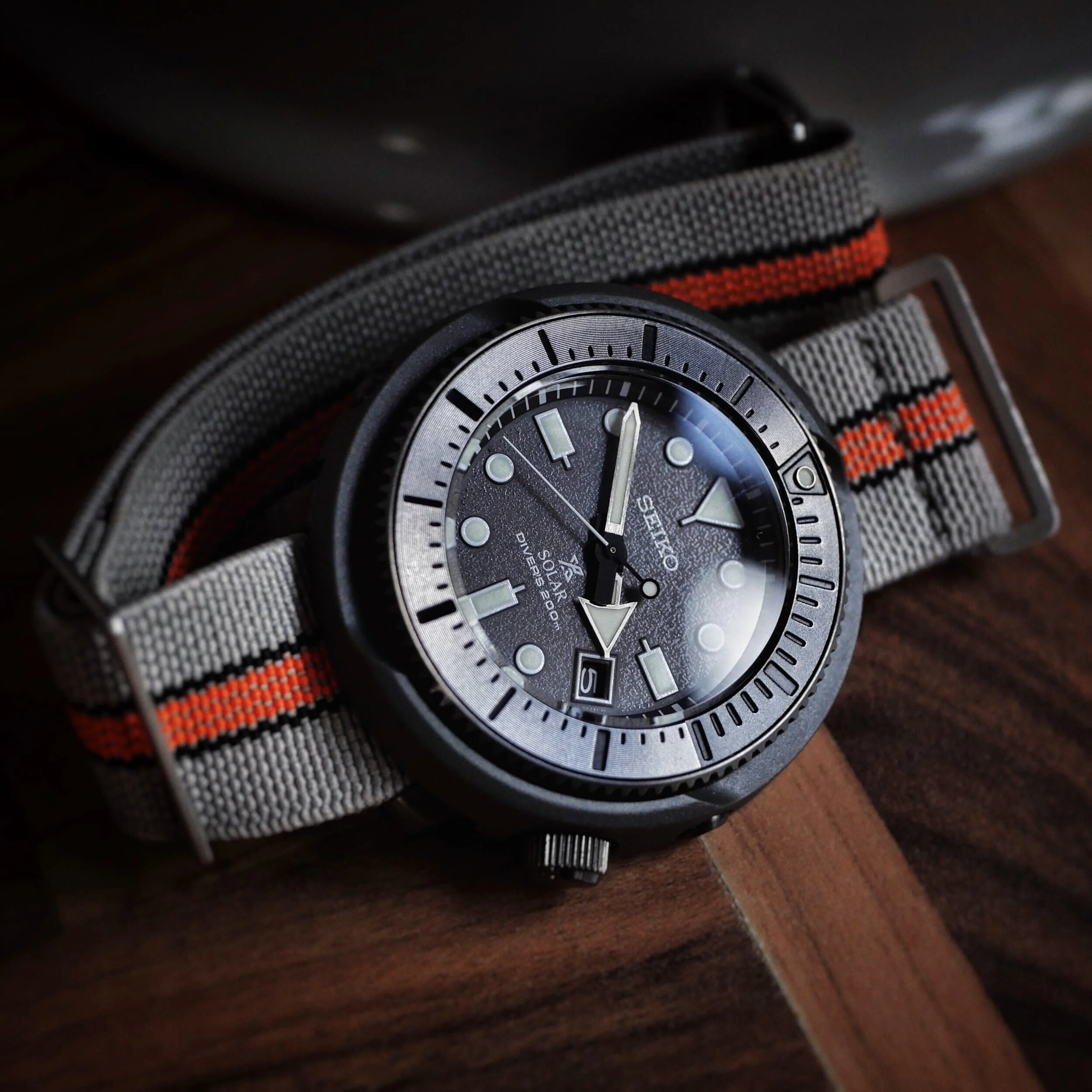 Solar Seiko Baby Tuna Leather Strap Strap Seiko Tuna Solar Review