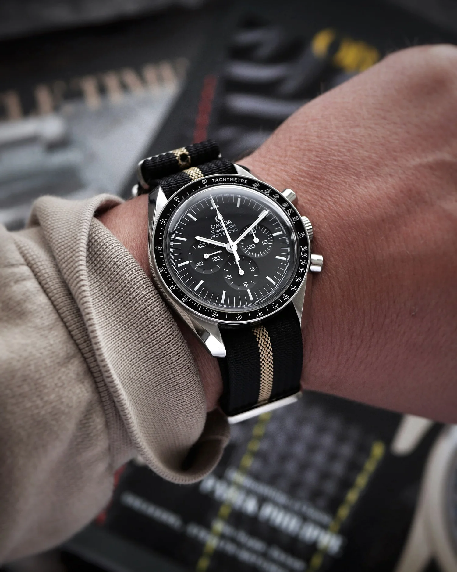 Omega speedmaster reduced nato top