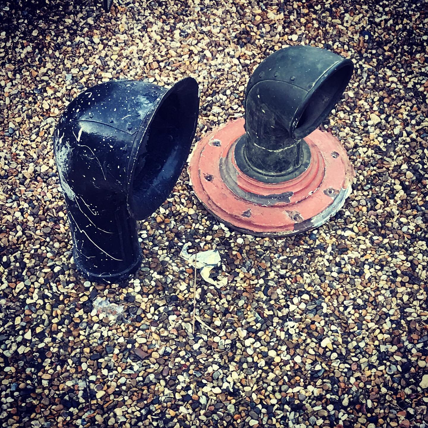 Ventilation cowls for DAWN.
Was given the opportunity to remove some items from an old yacht before she was broken up.

It is not possible to save all of these old gals however by giving some of their fittings another chance of getting wet is a littl