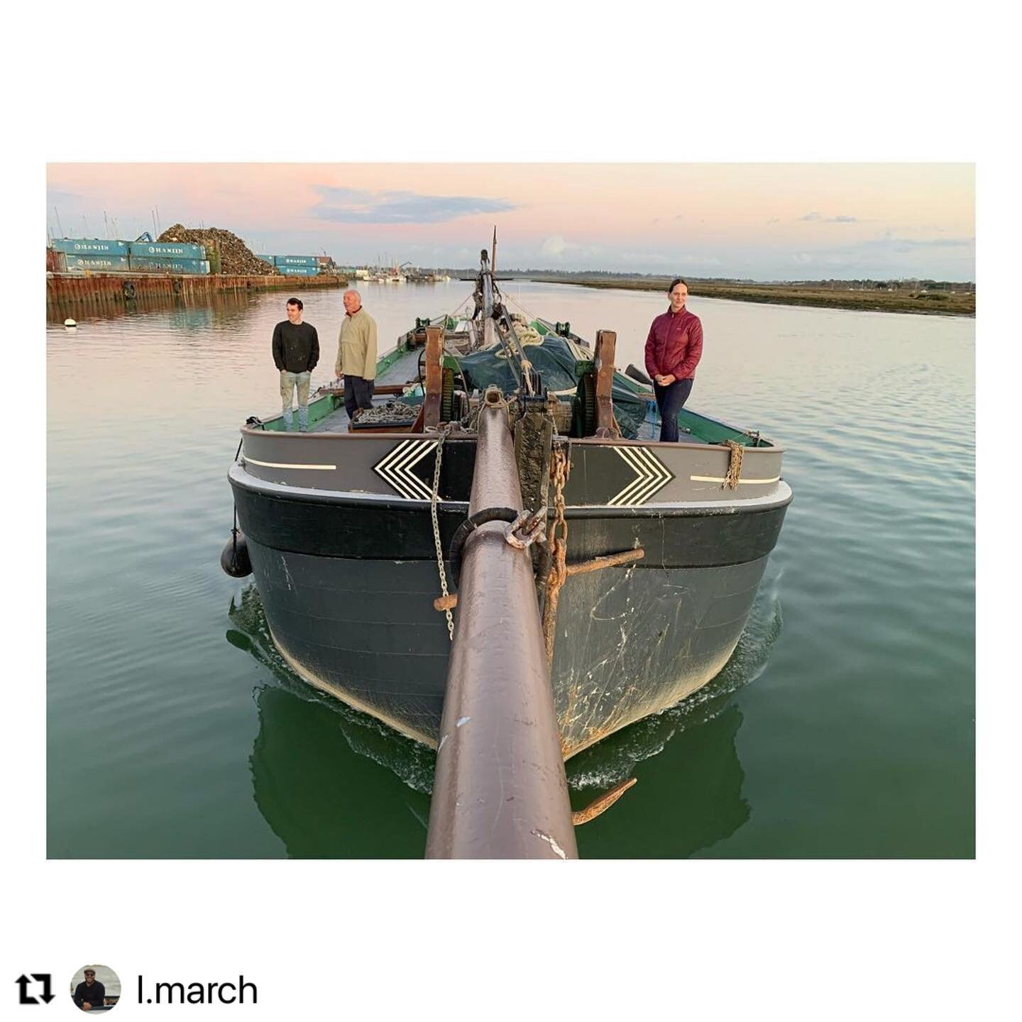 #Repost @l.march with @make_repost
・・・
Today at 4.04pm Sailing Barge Dawns Engines closed down for the last time. This week they leave the ship and she is set on the road to becoming a proper Thames Sailing Barge. No longer a momento to 1970s Barge c
