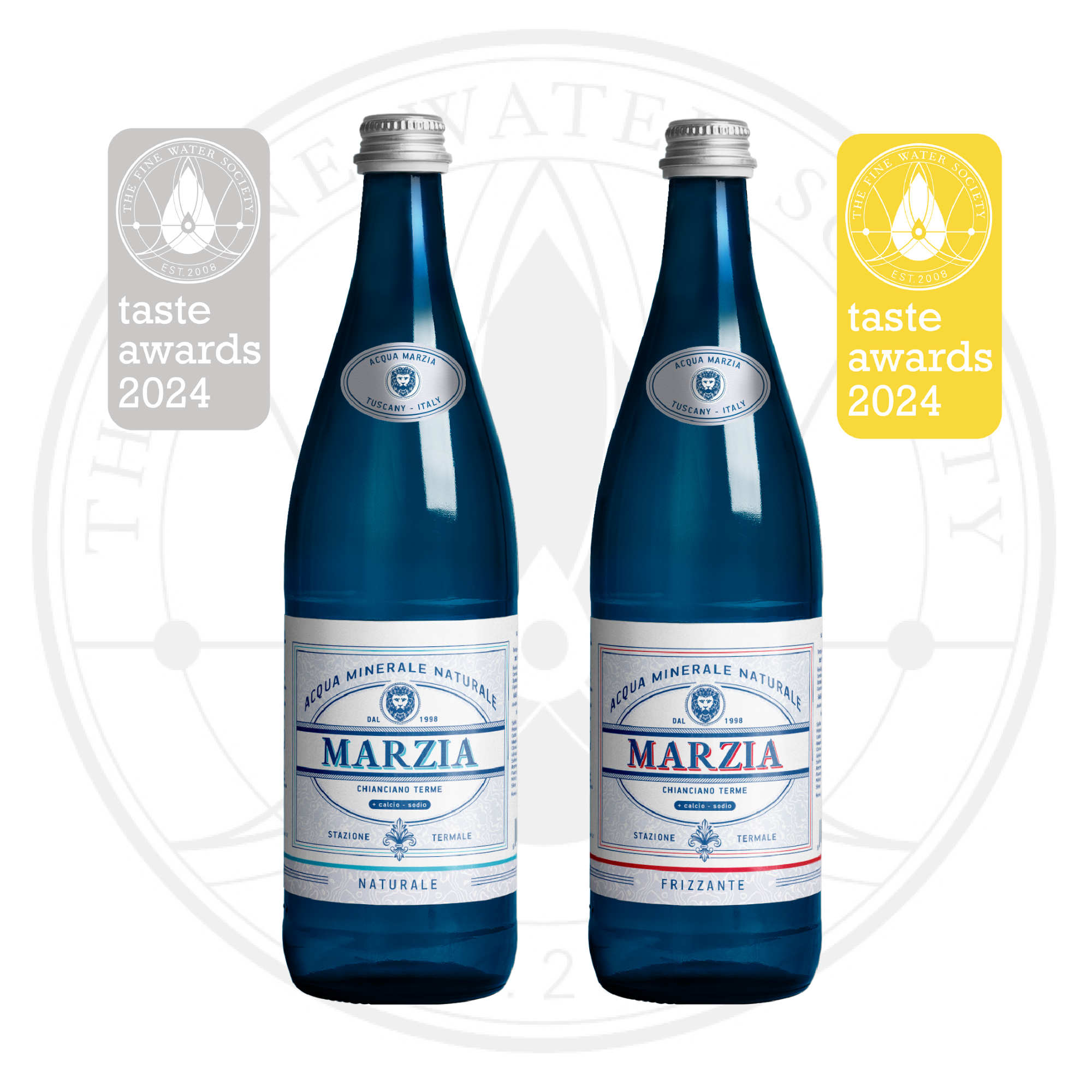 Marzia Waters Shine at the Fine Water Society Taste Awards 2024