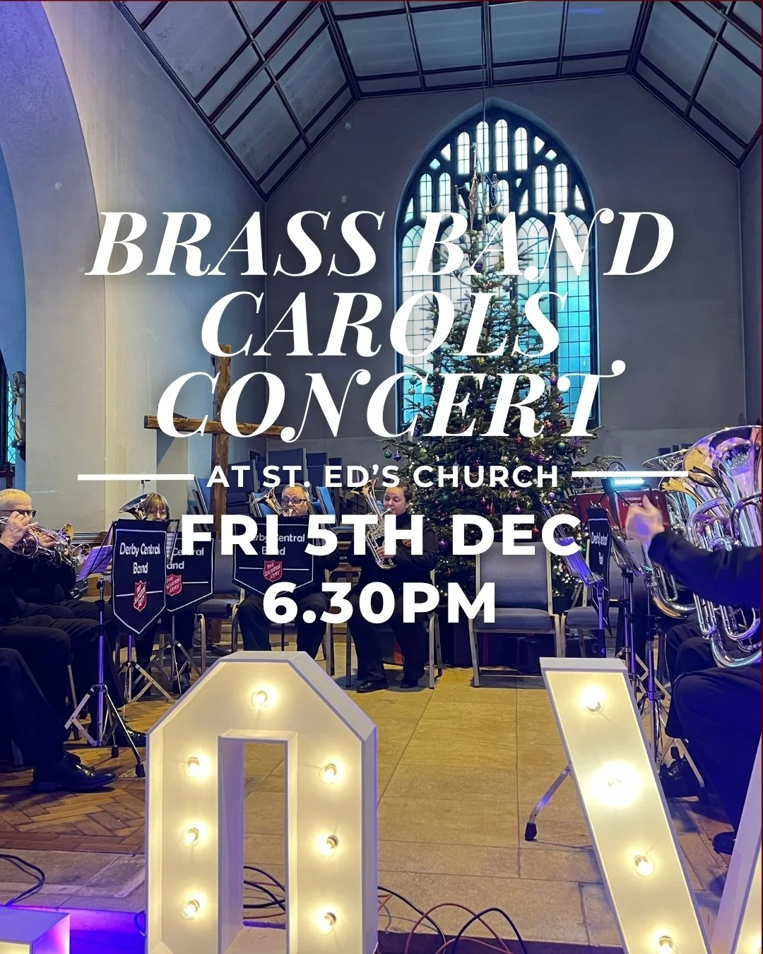 Brass Band Carols Concert
Friday 5 December, 6.30pm at St Ed&rsquo;s

An evening of festive music, rich brass harmonies and traditional carols &mdash; a chance to slow down, breathe in the season and enjoy a beautiful Christmas atmosphere together.

