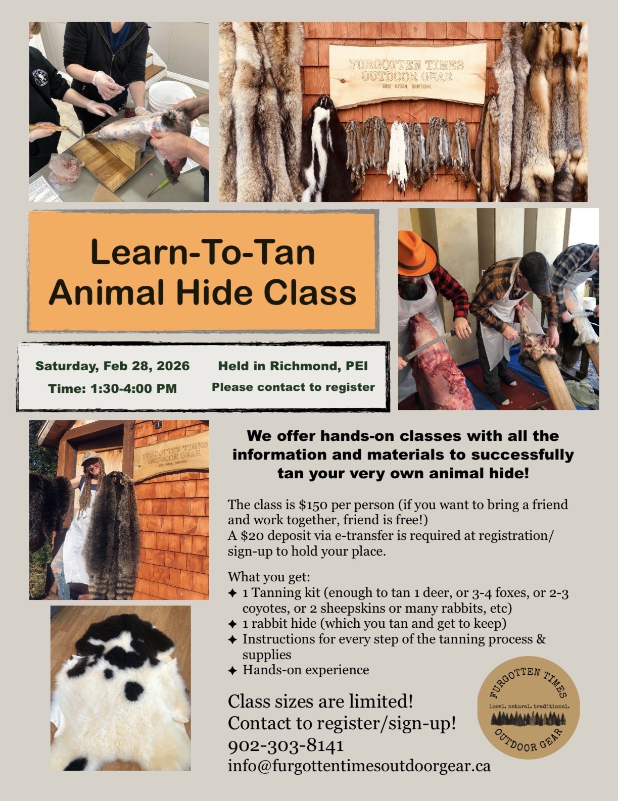 CLASS FULL—Learn to Tan Class