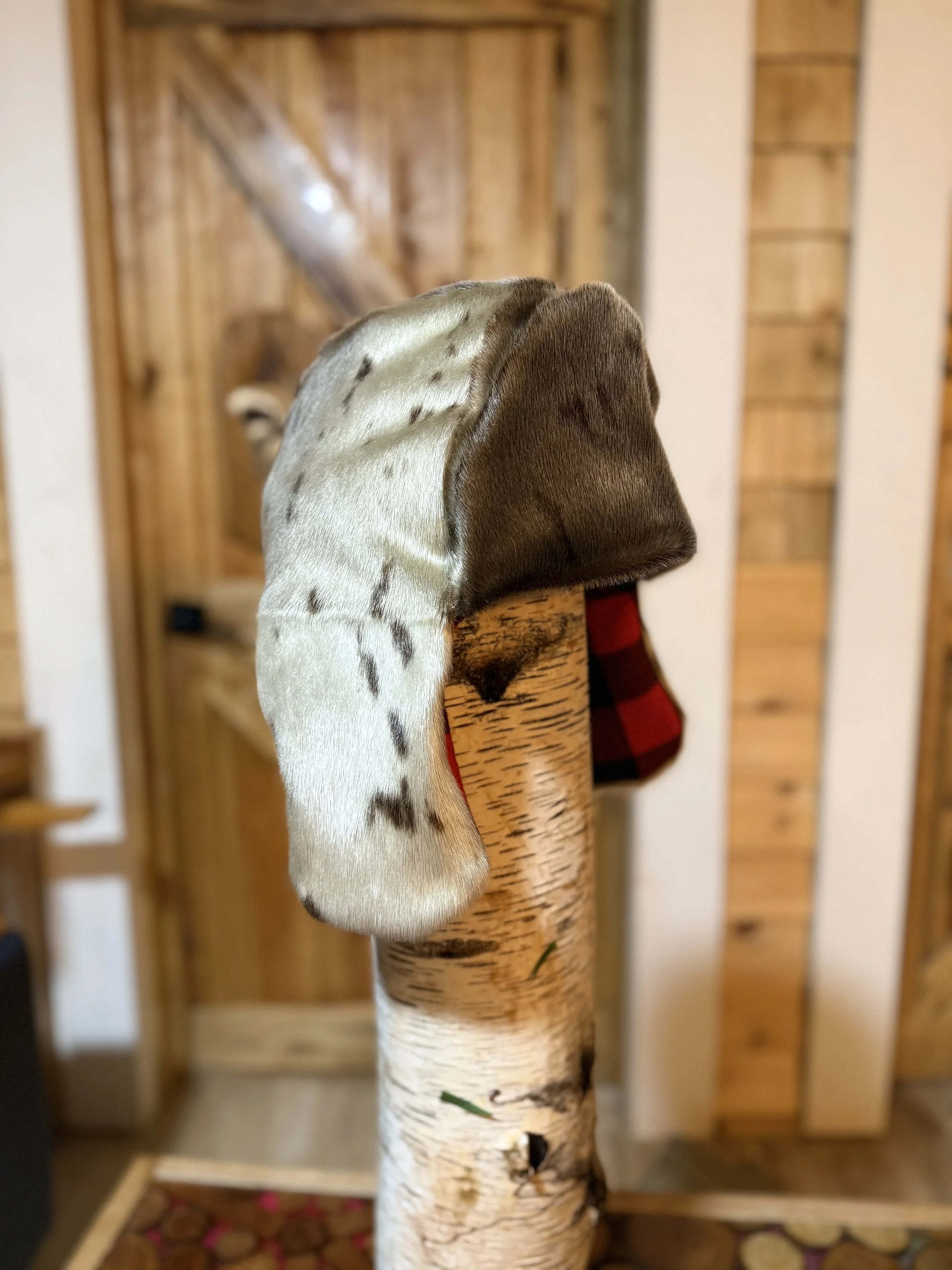 Seal fur trapper hat, all fur