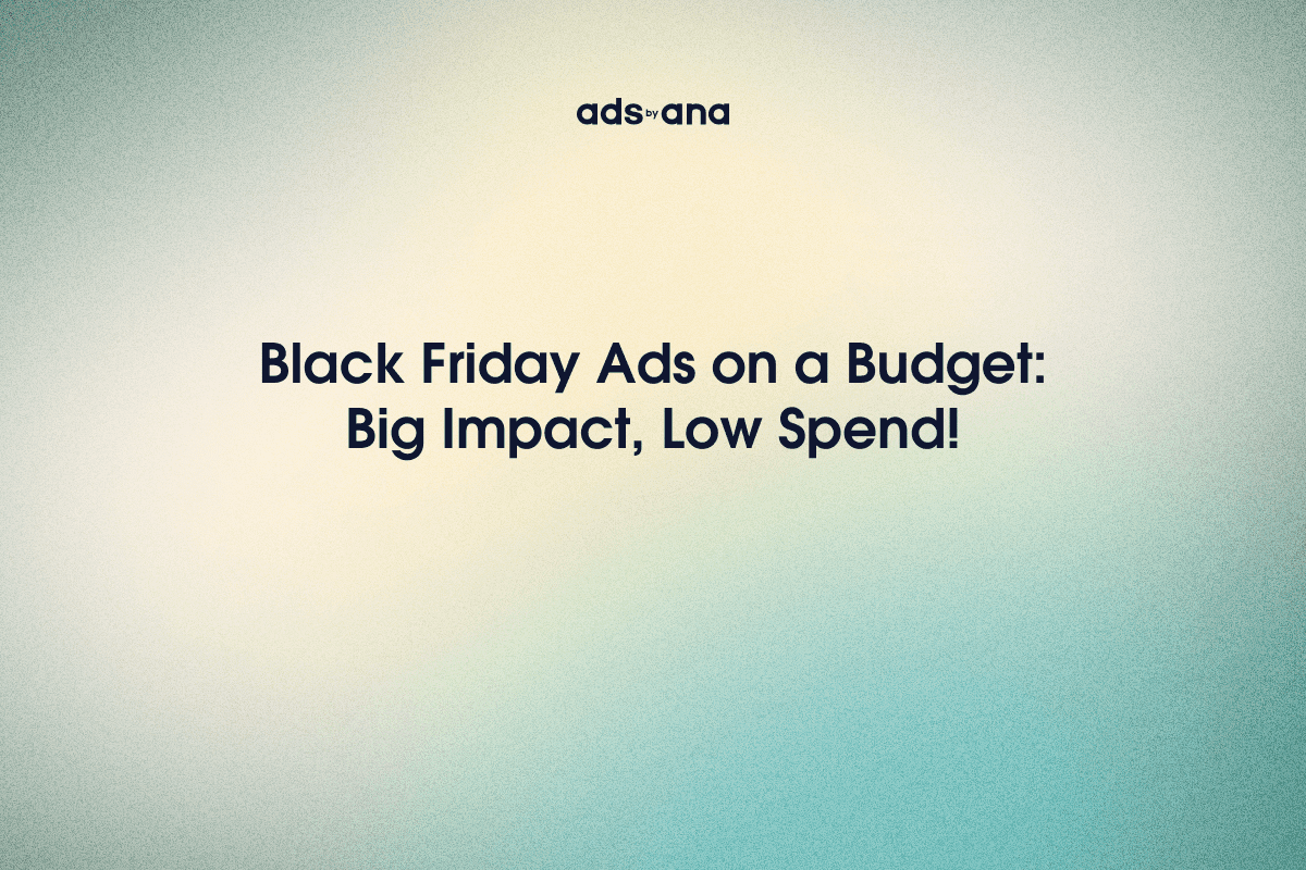 Black Friday Ad Campaigns on a Tight Budget: Maximizing Impact with Minimal Spend