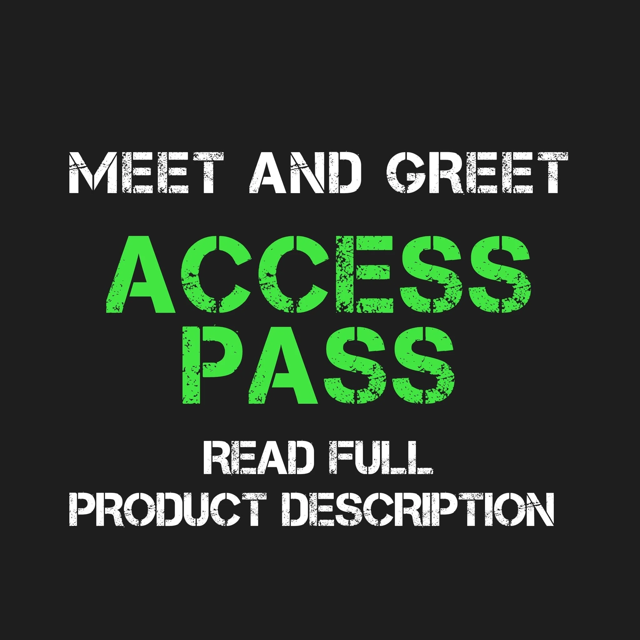 Wrestle Queendom 8: Meet & Greet Area Access Pass READ FULL DESCRIPTION