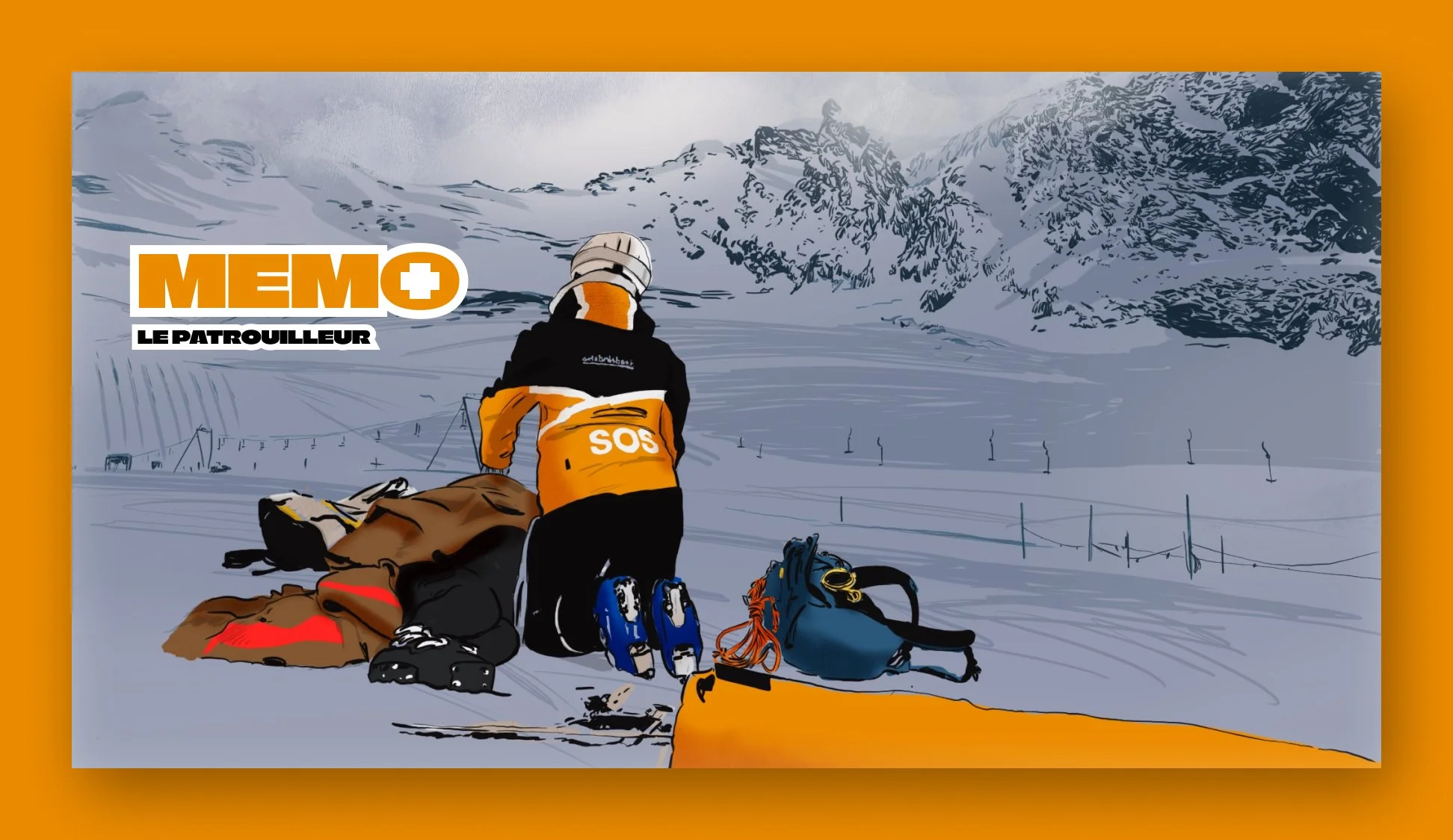 Mémo Patrouilleur ski