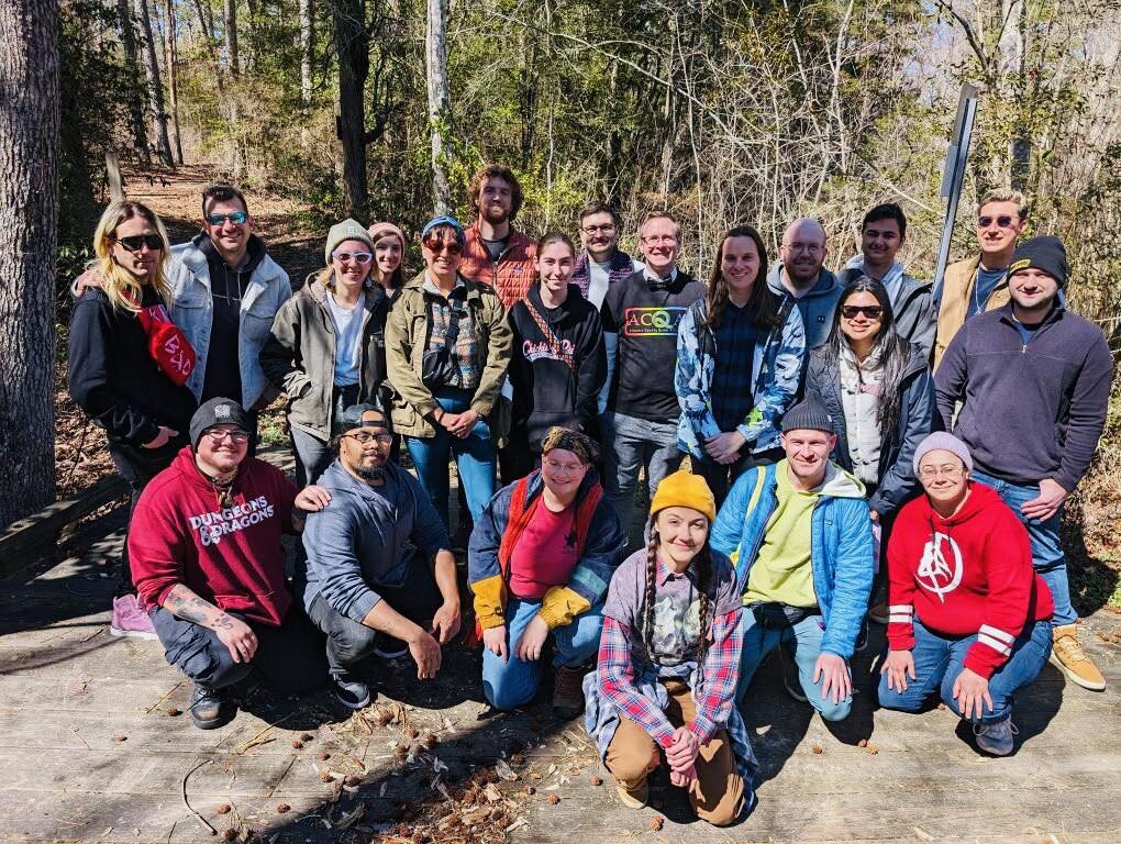 🌸 Queer Headed celebrates the arrival of spring! 🌿 What a fantastic addition to our programming! Huge thanks to Claire for her insightful service, teaching us about moss, lichen, various berries, and the intricate environments specific to the pines