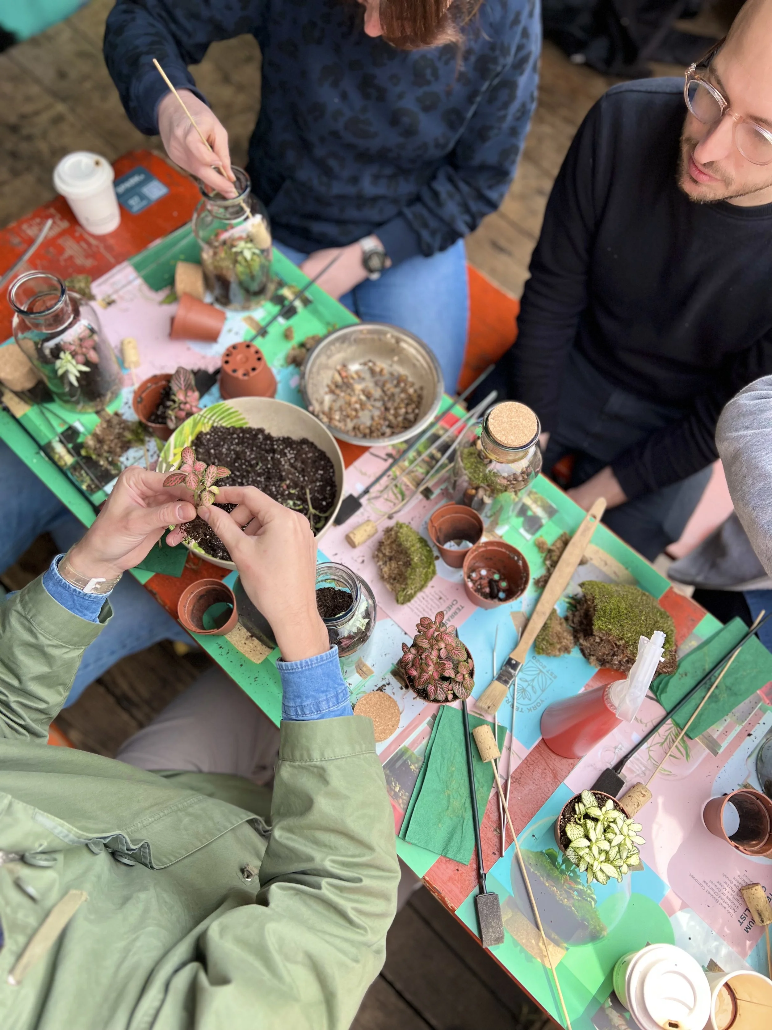 Terrarium Workshop @ Bruberrie Café in York