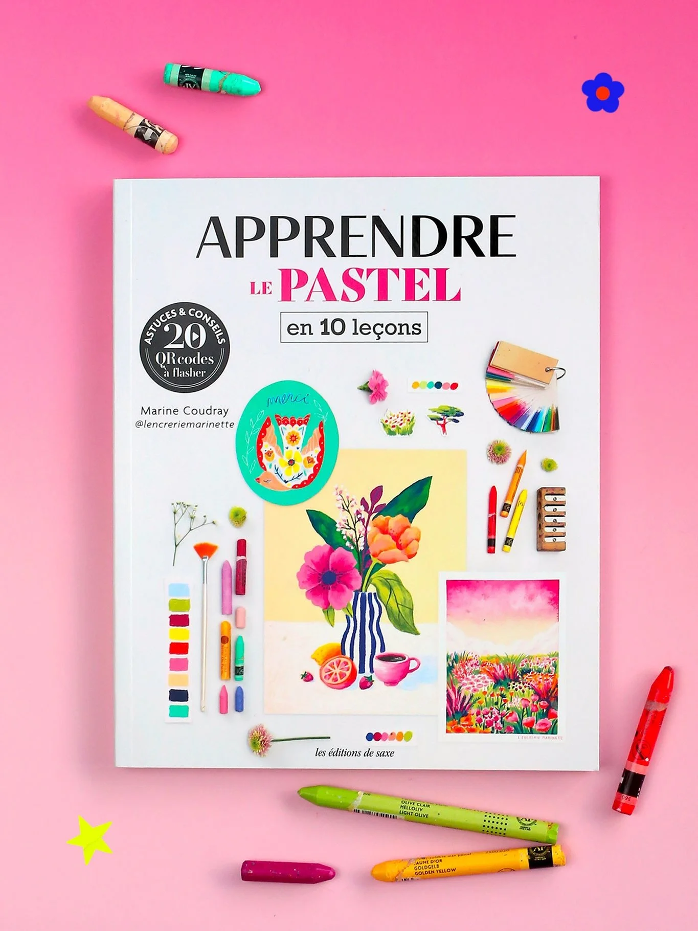 &Ccedil;a y est.
Mon livre existe pour de vrai, et aujourd&rsquo;hui il sort officiellement. ✨

J&rsquo;ai &eacute;crit, dessin&eacute;, test&eacute;, photographi&eacute;&hellip; J&rsquo;y ai mis des mois, beaucoup de couleurs, beaucoup de c&oelig;ur