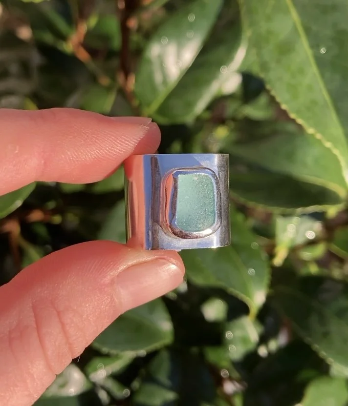 Sea glass Hair Jewel M