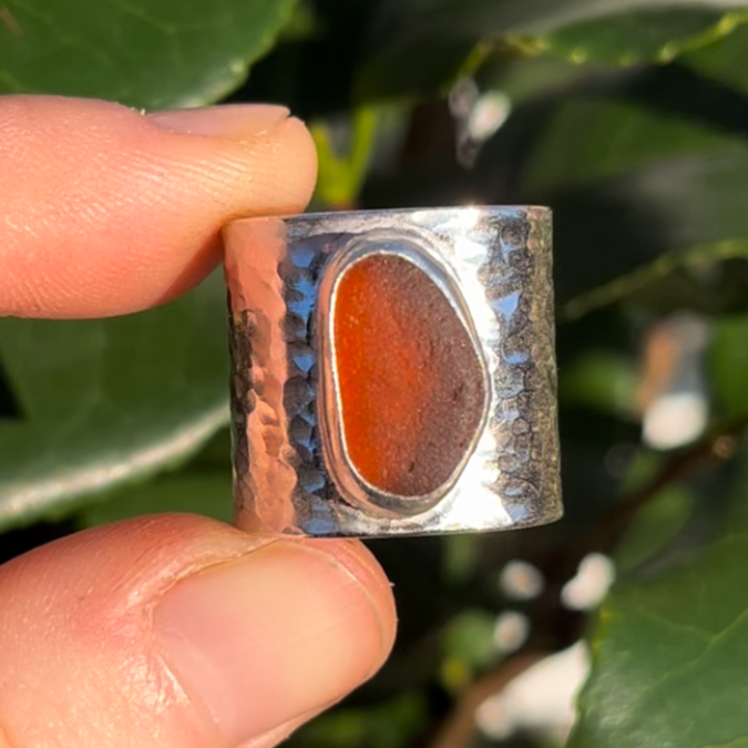 Sea glass Hair Jewel M