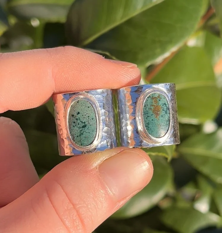 Morning dew jasper Hair Jewel Pair S