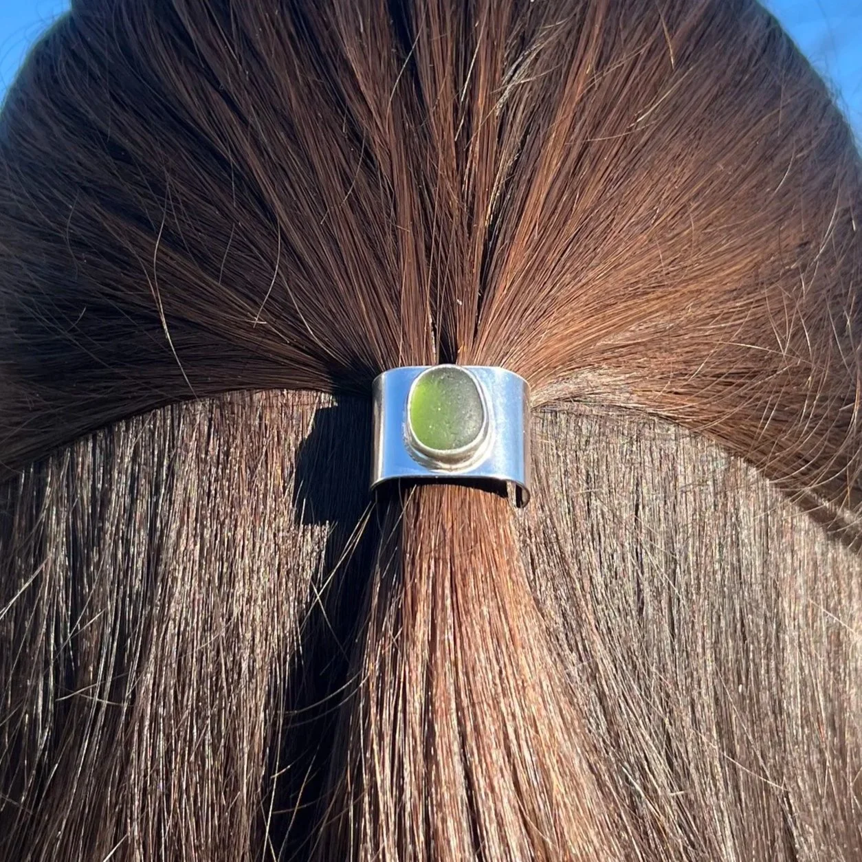 Sea glass Hair Jewel M