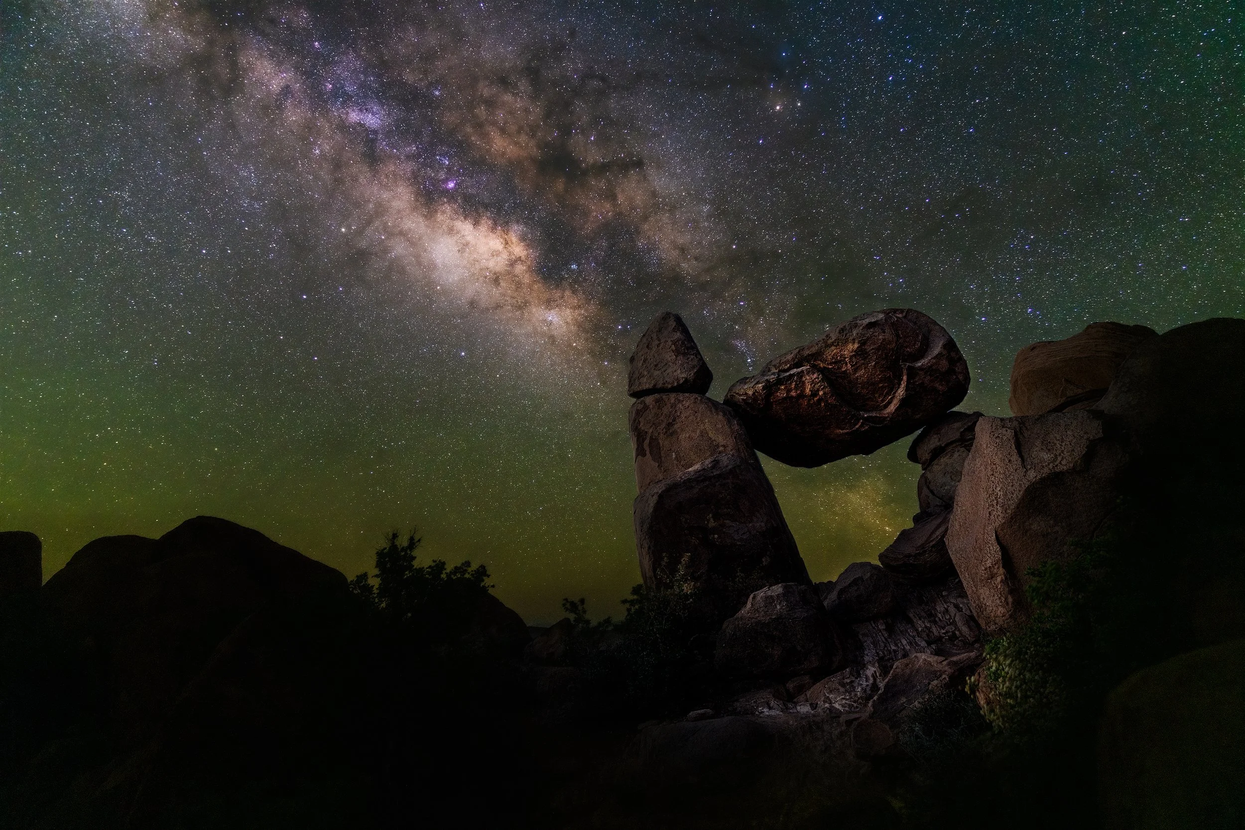 Milky Way Over Balance Rock