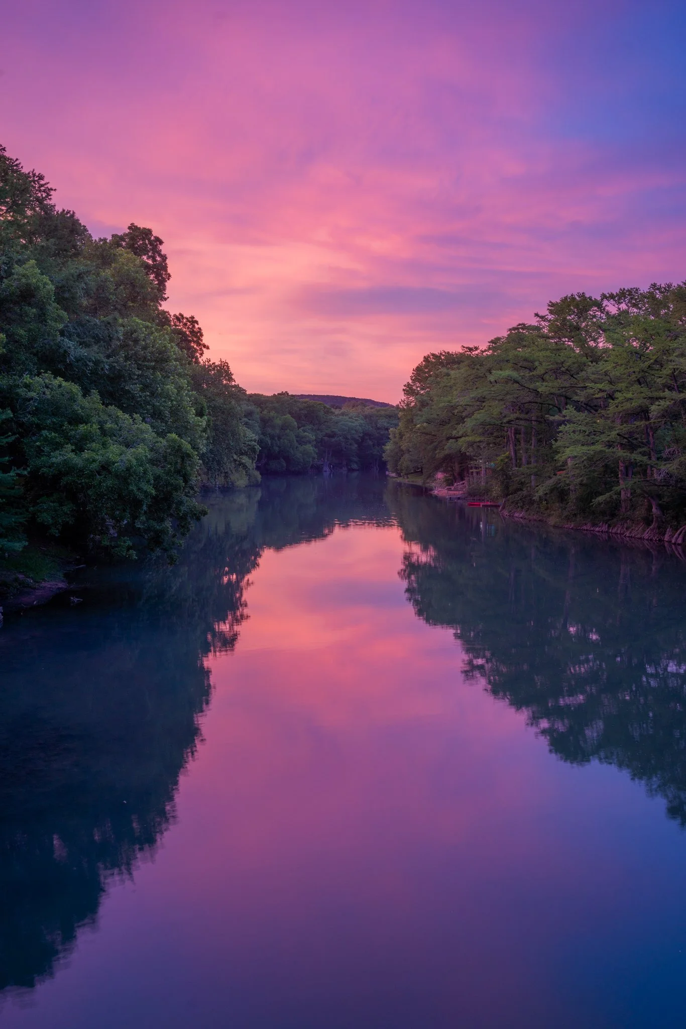 Guadalupe River Sunset Portrait