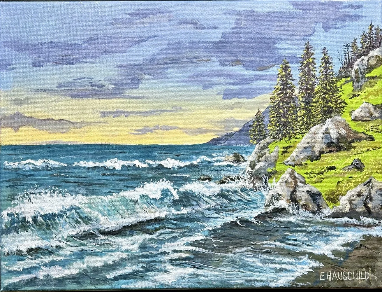 Northwest Breakers  16"x 12"