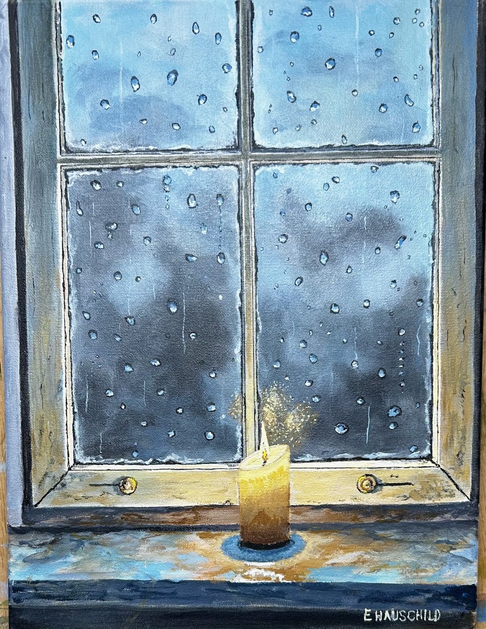 Through the Cabin Window   12"x 16"