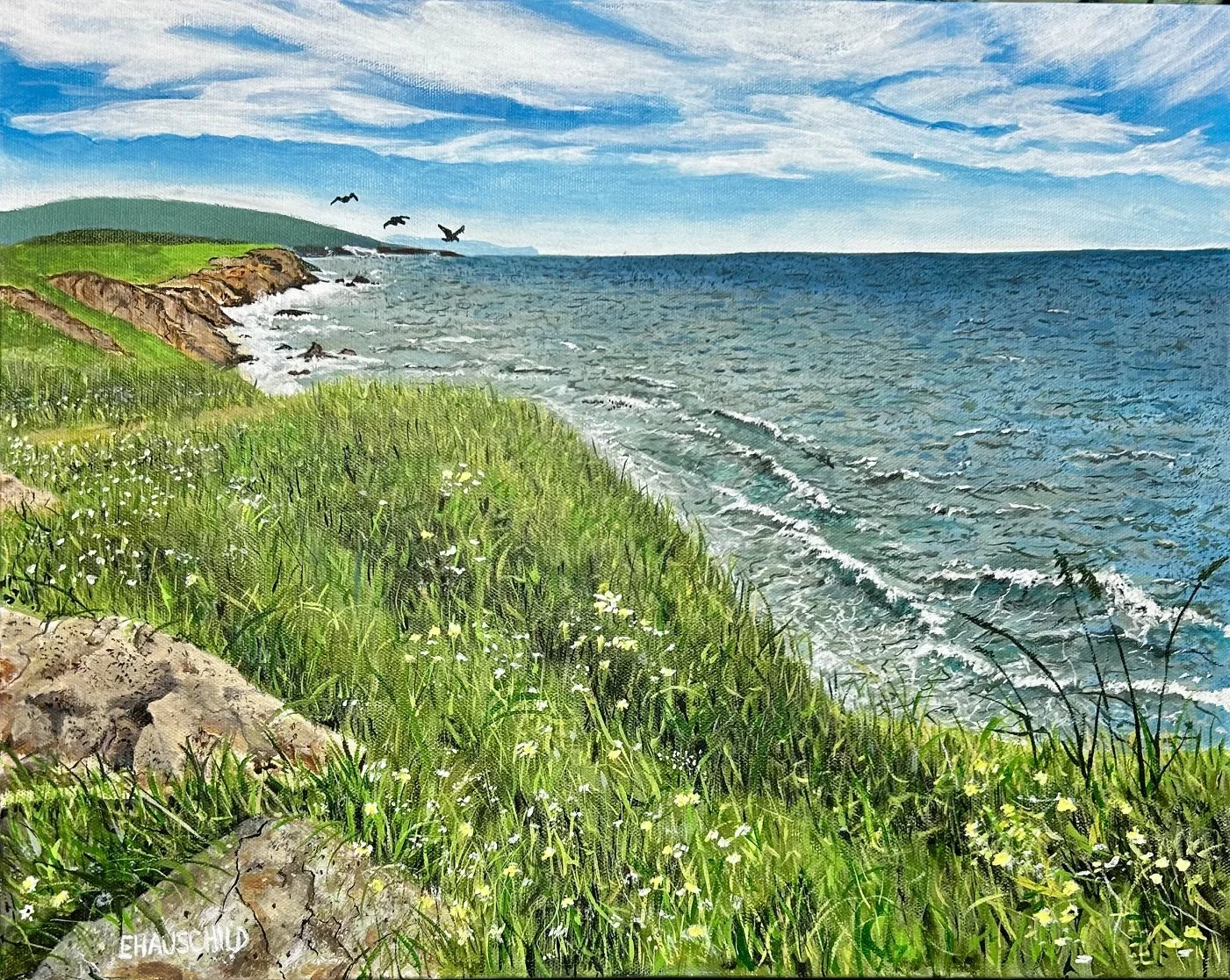Ocean Overlook  16"x 12"