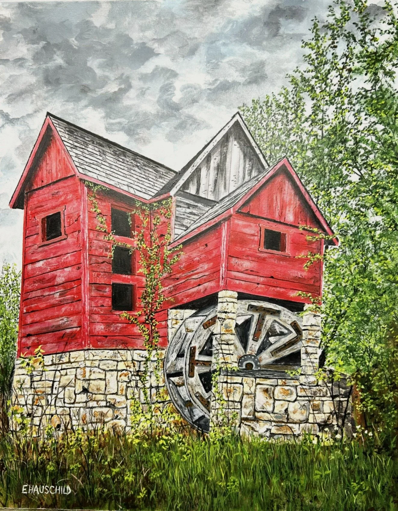 The Old Mill  22"x 28"