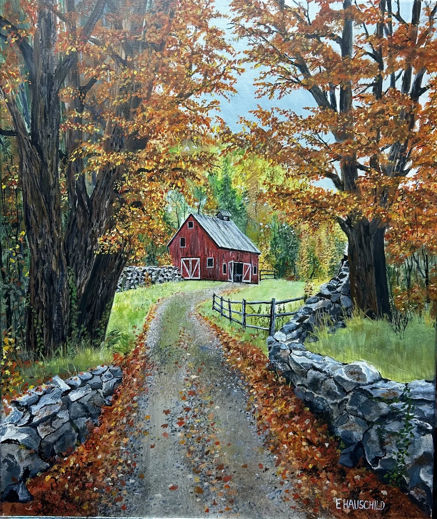 New England Autumn 20"x 24"
