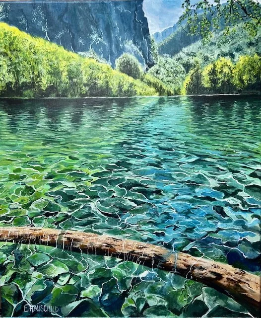 Mountain Lake   24"x 20" 