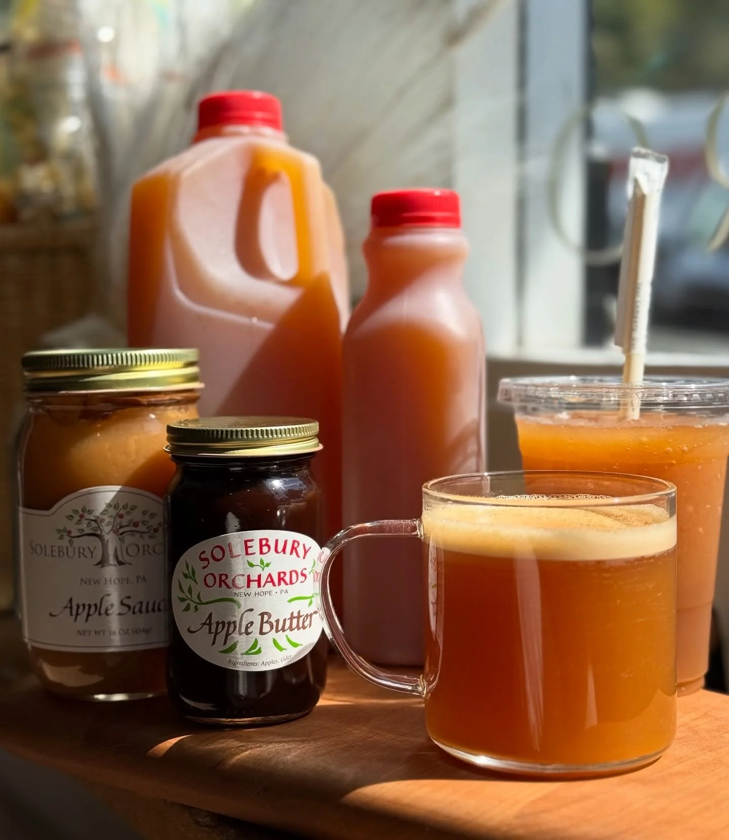 Solebury Orchards, served hot or frozen, now available in the cafe along with several other signature products in the shop to mark that apple cider season has officially begun! 🍎🍂
&mdash;&mdash;&mdash;
New to our prepared products, try &ldquo;Apple