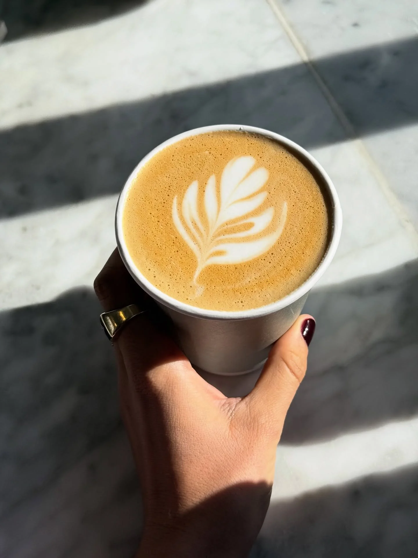 Warm cozy drink season ☕️🤍 which of course includes pumpkin spice to add to any caf&eacute; drink!