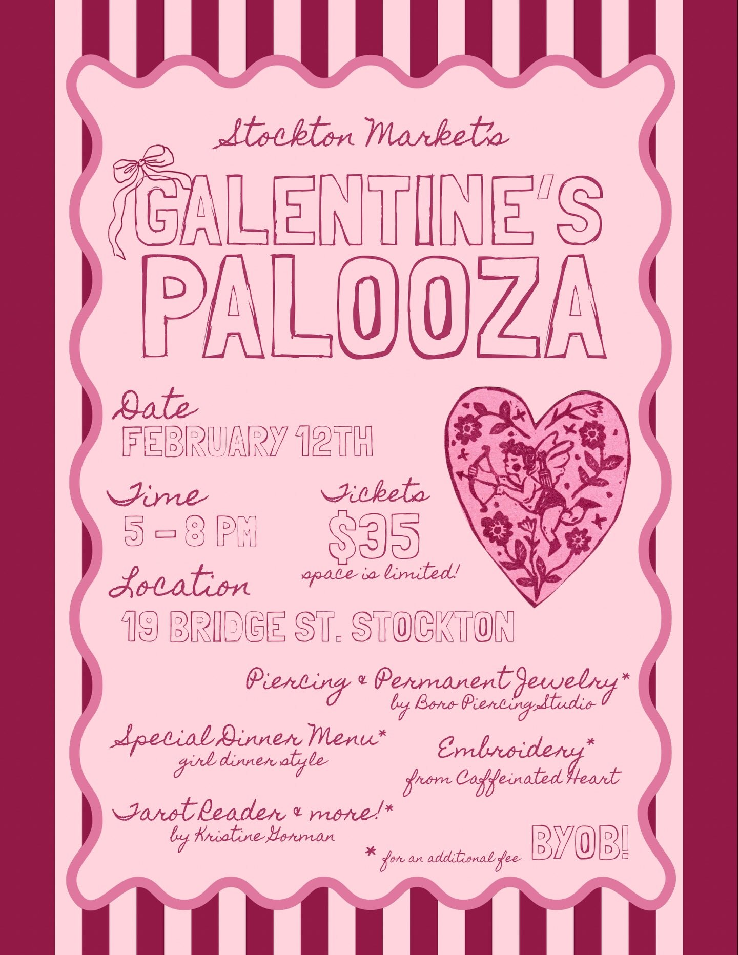 This Valentine&rsquo;s Day celebrate yourself and your gals by joining us for an evening of fun! 💕

Your $35 admission includes entry to the event &amp; access to a curated lineup of experiences, with opportunities to indulge as much (or as little!)