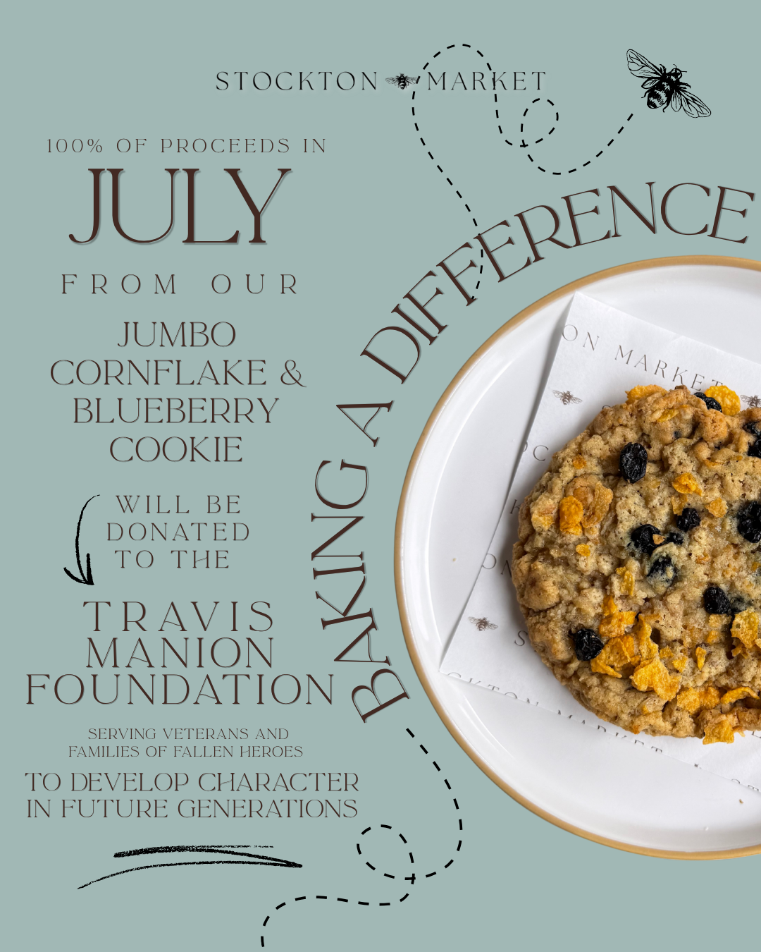 July is Baking a Difference, with the Travis Manion Foundation