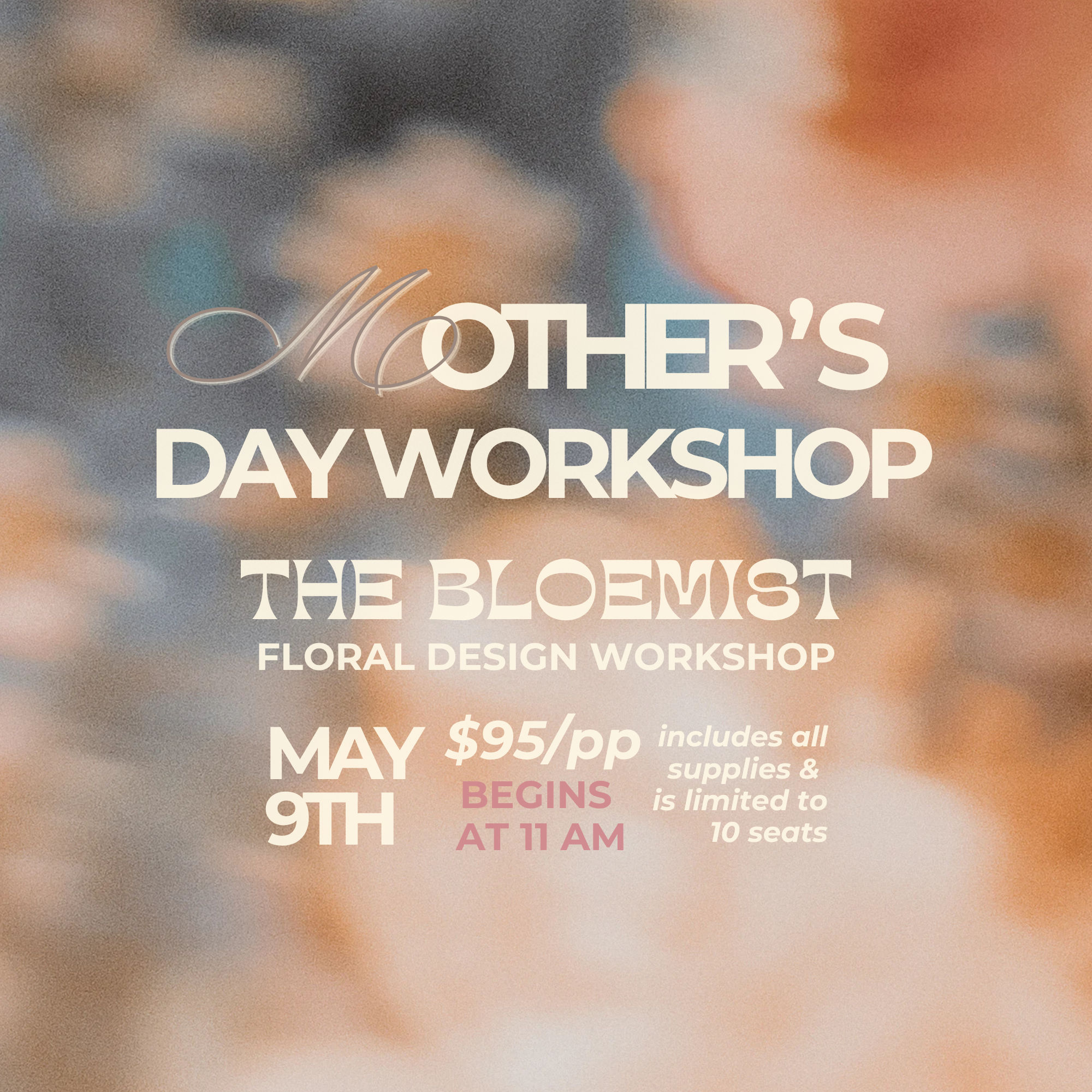 Beige Minimal Modern Flowers Photo Poster.png