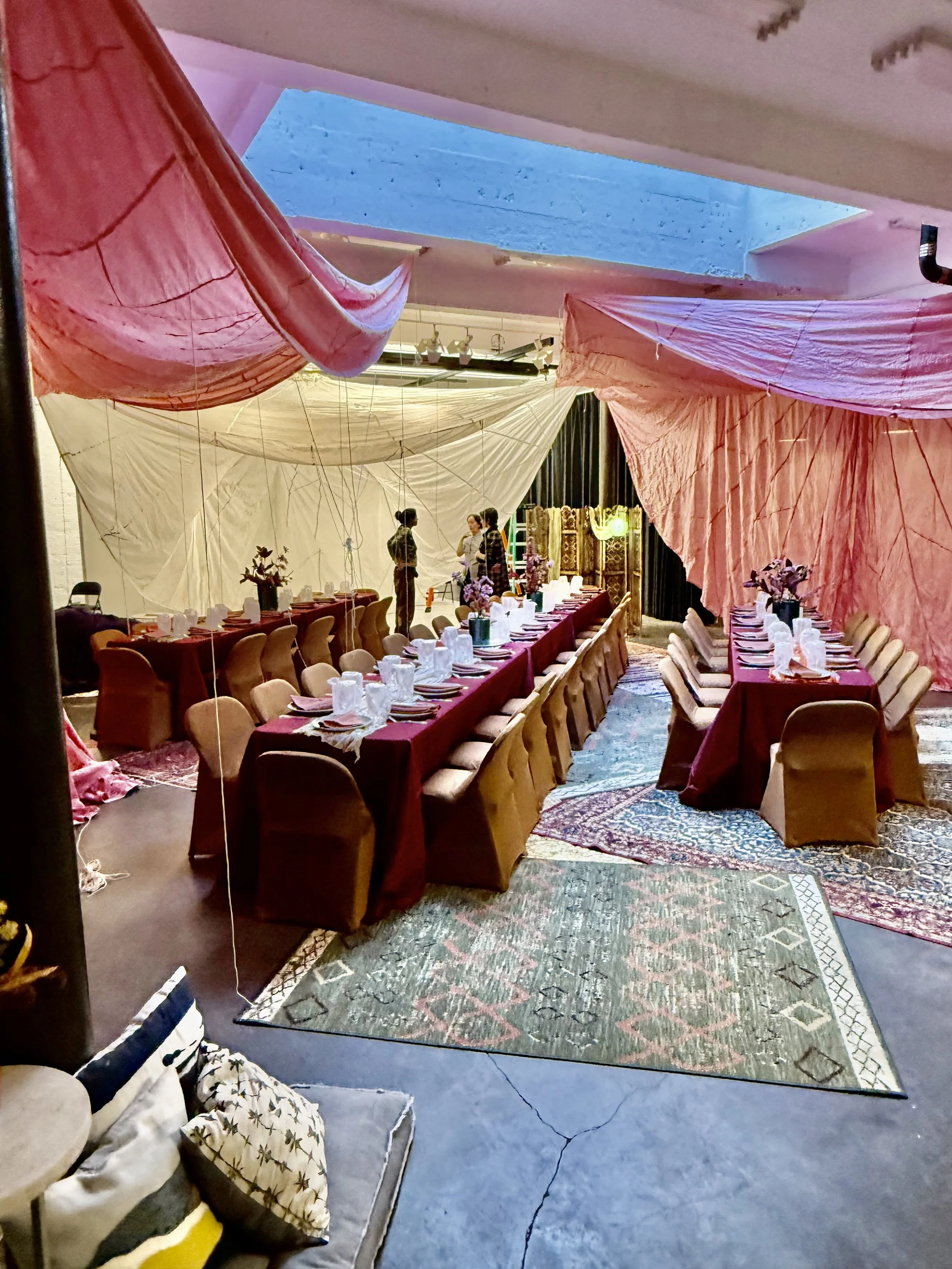 Story Course Dinner Set Up - Midnight Theatricals