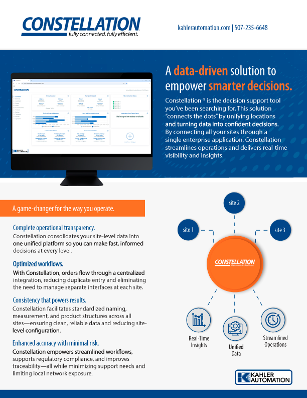 CONSTELLATION  Dry, Liquid  Business Integration, Constellation, Software