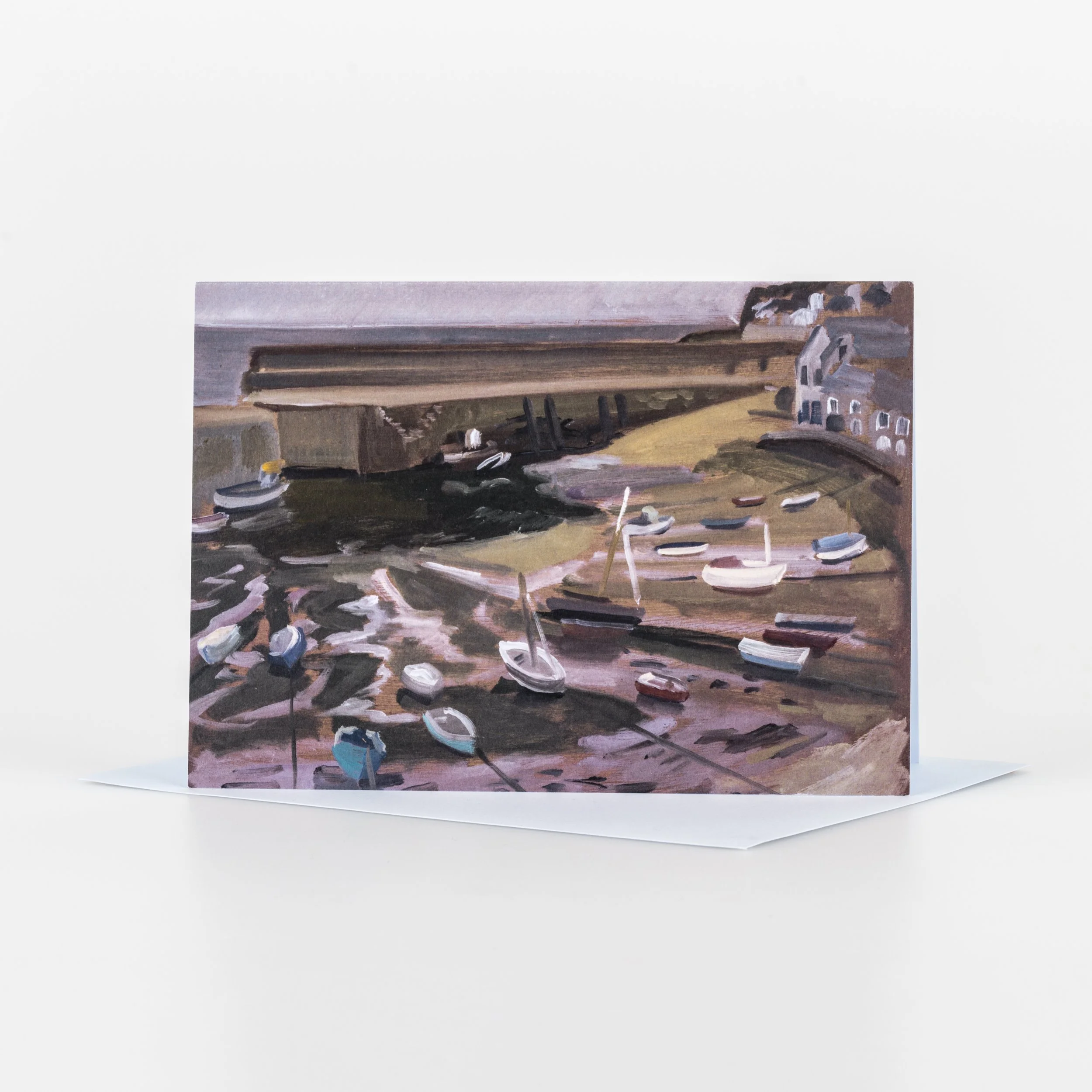 Mousehole Harbour - Card