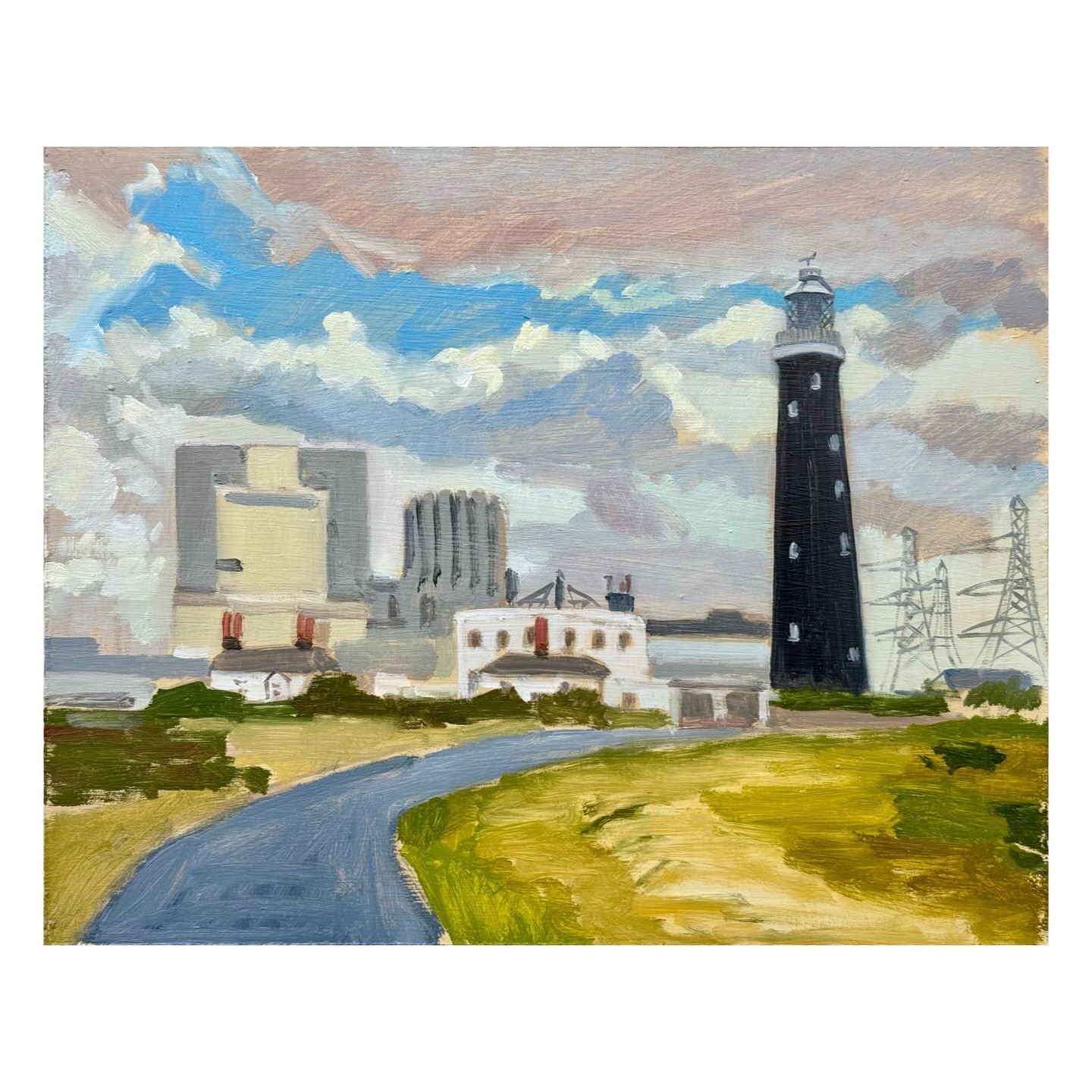Dungeness Lighthouse and Nuclear Power Station, oil on board, 30x26cm, 26

#dungeness #dungenesslighthouse #dungenessnuclearpowerstation #pleinairuk #georgejhardingpleinair