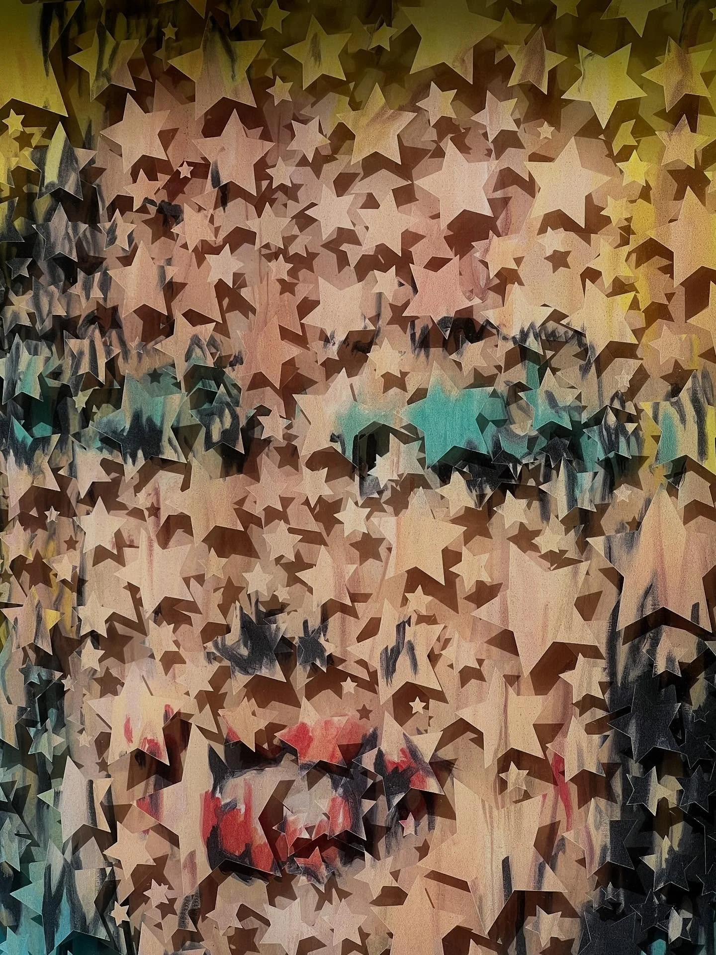 A close up of one of my pieces of Marilyn Monroe with cut out stars. Looks good in the sun light with the shadows projecting through the space.

#marilynmonroe #hardiestreetart #bristolartist