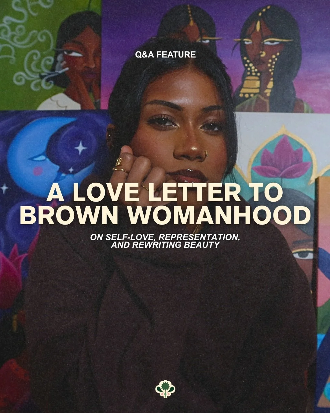 We spoke to Eliza (@eliza_isartsy), a NYC-based artist who centres her work around the romanticisation of South Asian women &ndash; reimagining a world where brown  women take up space and reject colonial beauty standards.

In this Q&amp;A, Eliza exp