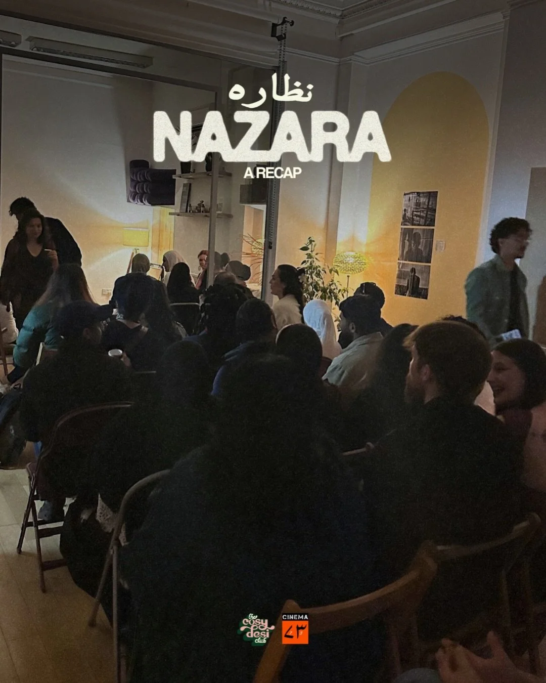A look back at the Nazara Film Screening + Photography Exhibition 🎬🧡

@cinema.73 x @cosydesiclub 

On Saturday, we brought together film, photography and community for Nazara at @roots_of_respect.

The evening brought together work by South Asian c