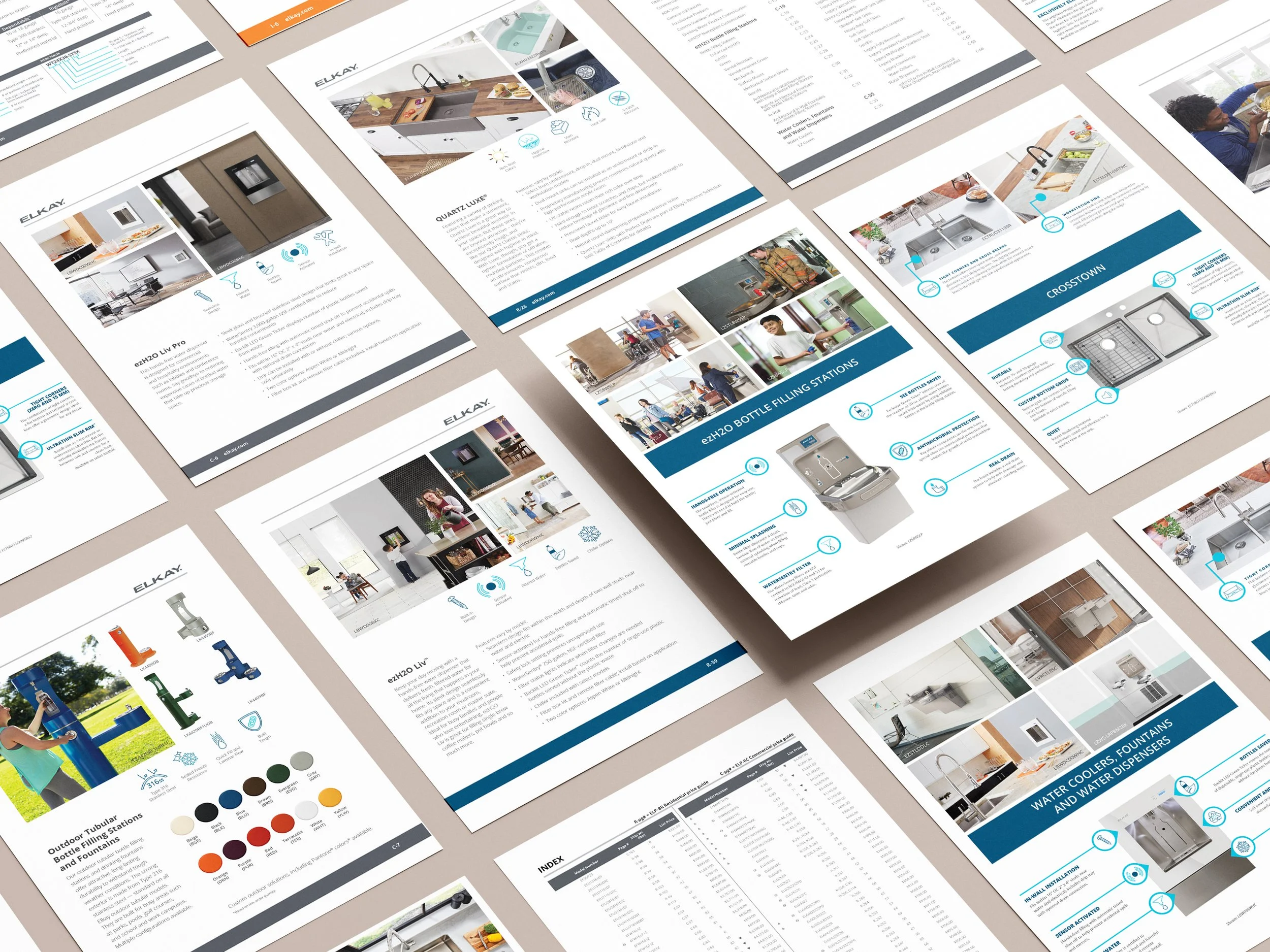 Product catalog internal pages