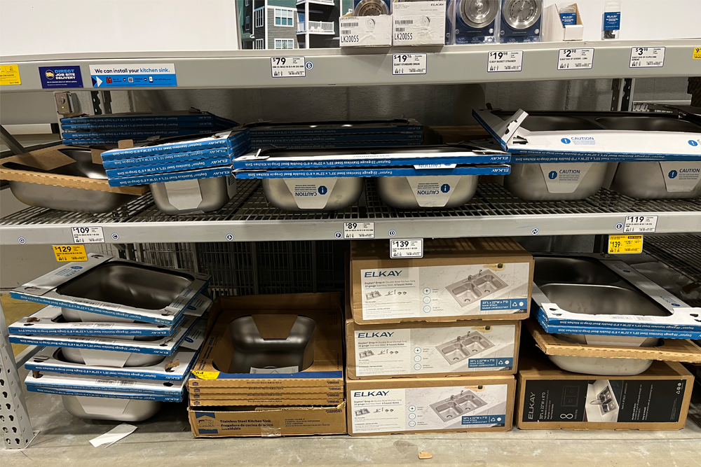 Product packaging in-store