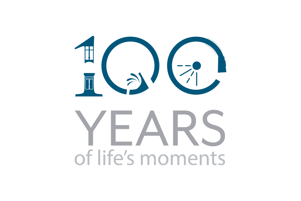 100 year anniversary logo