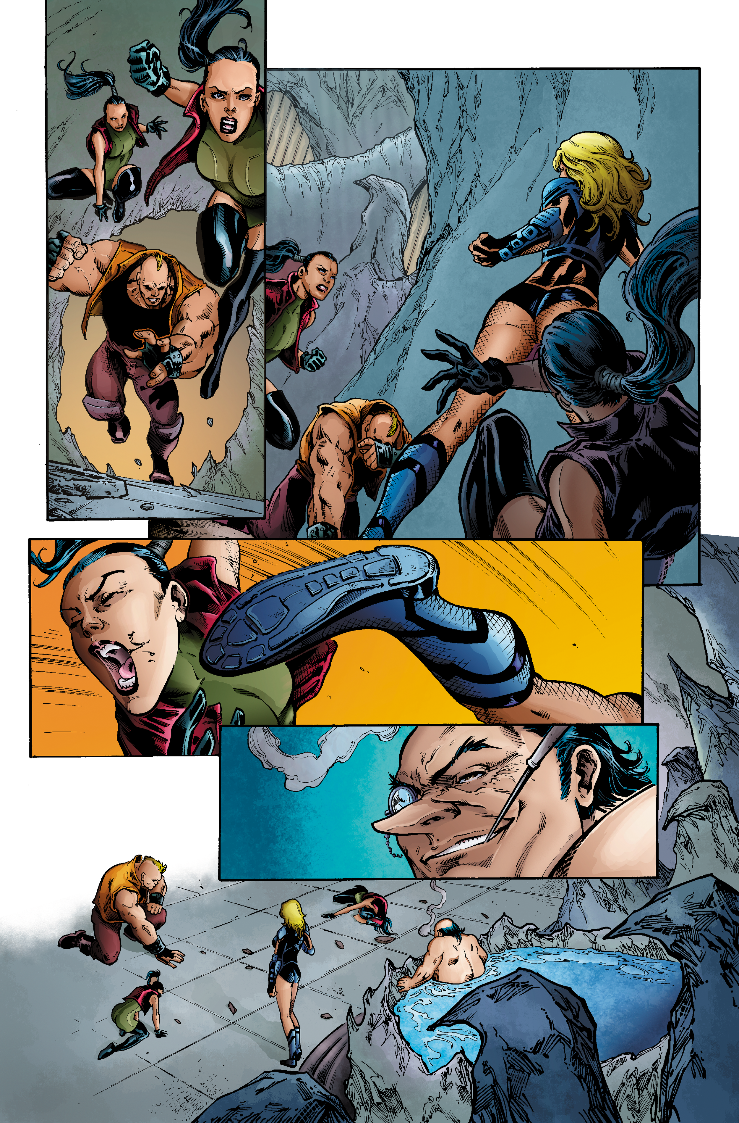 Digital comic coloring