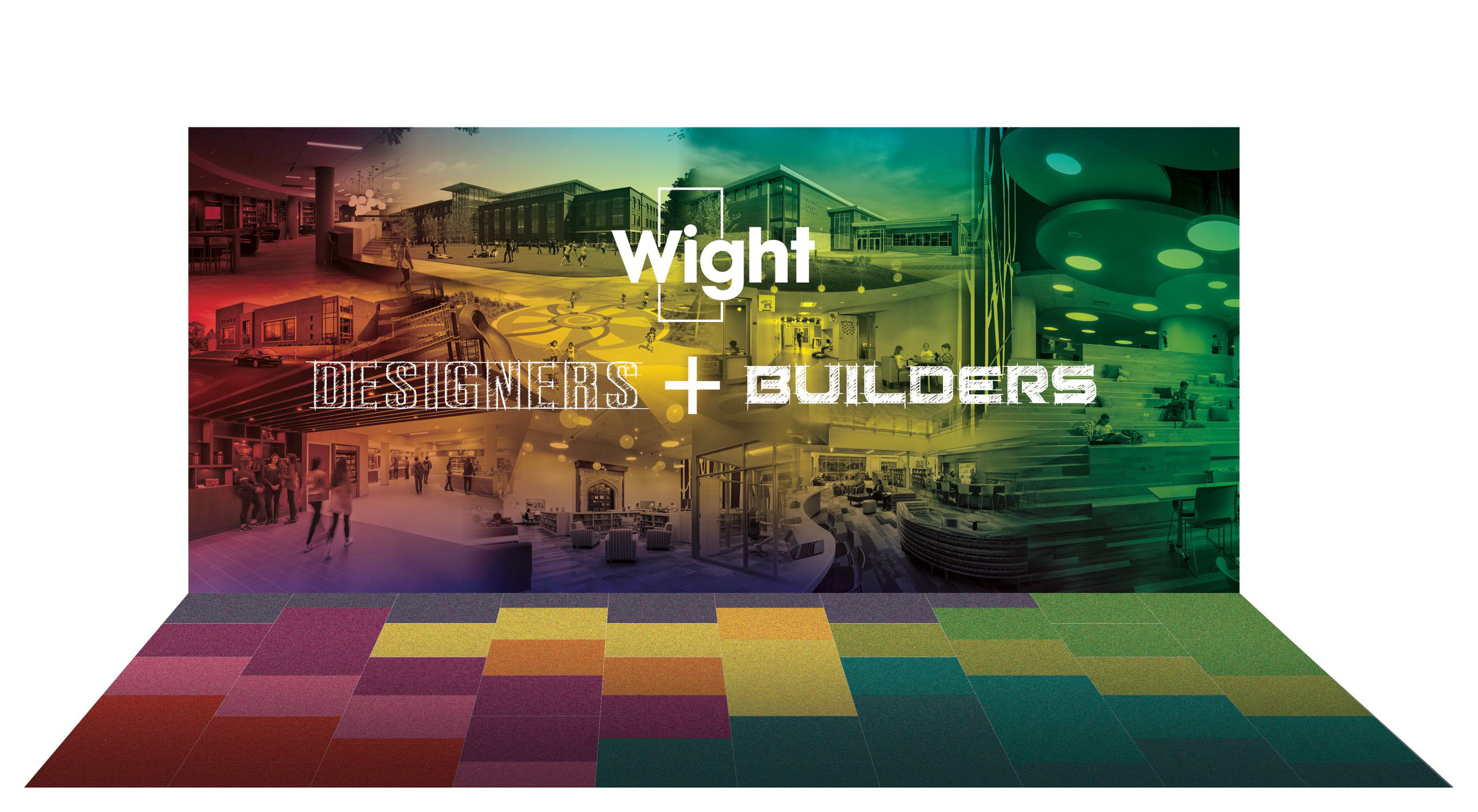 Trade show booth mockup