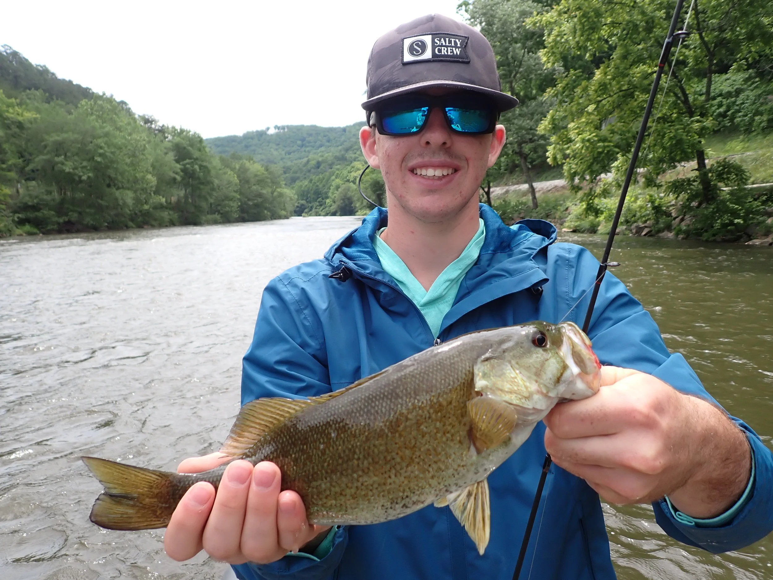 Max with big bass 2.JPG