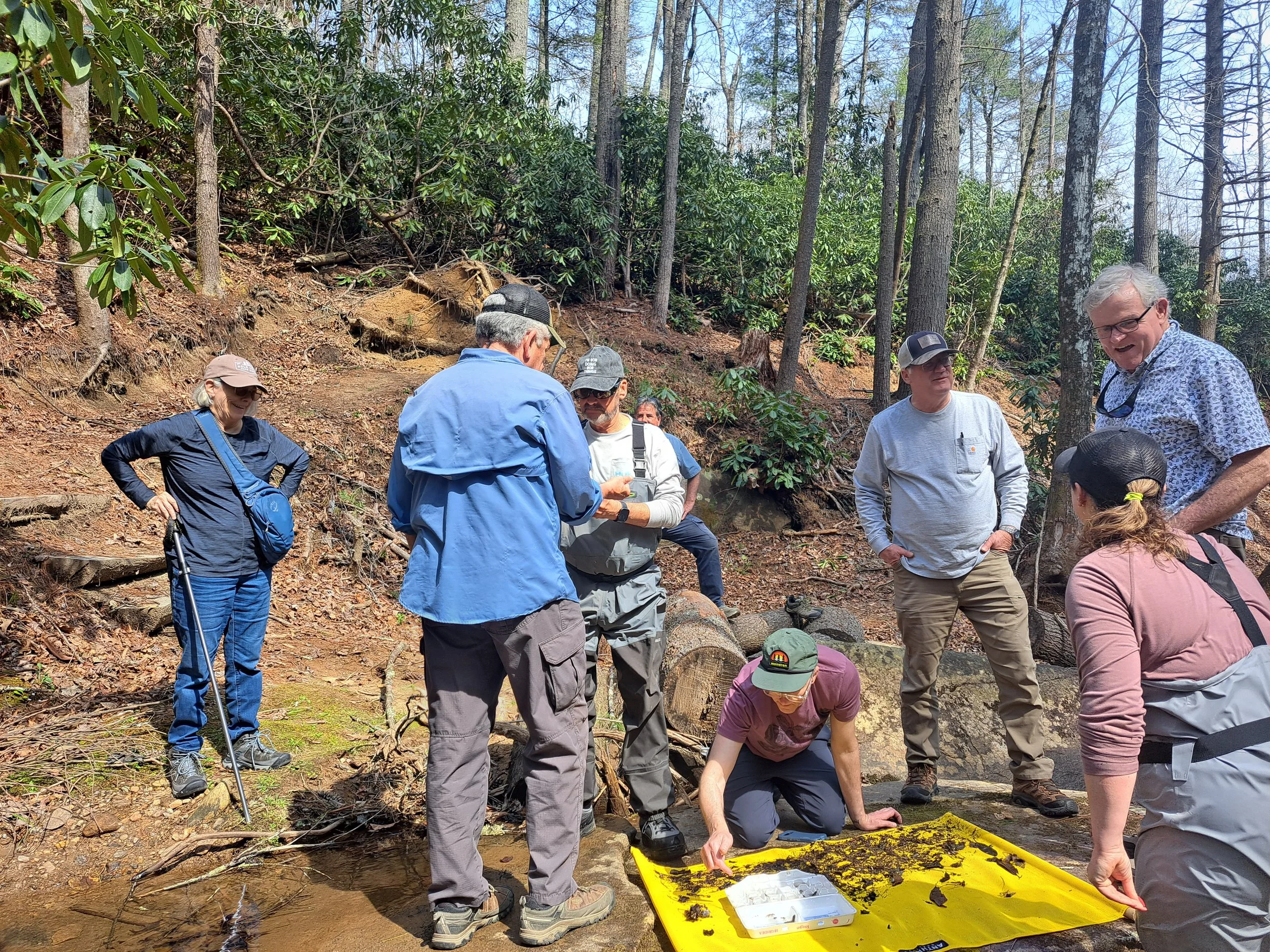 A recent class on entomology taught by Patrick Weaver